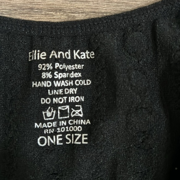 Ellie and Kate black stretchy dress/ One size - Picture 3 of 5